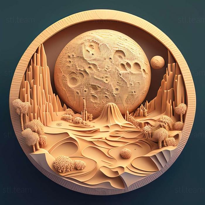 3D model Lifeless Planet game (STL)